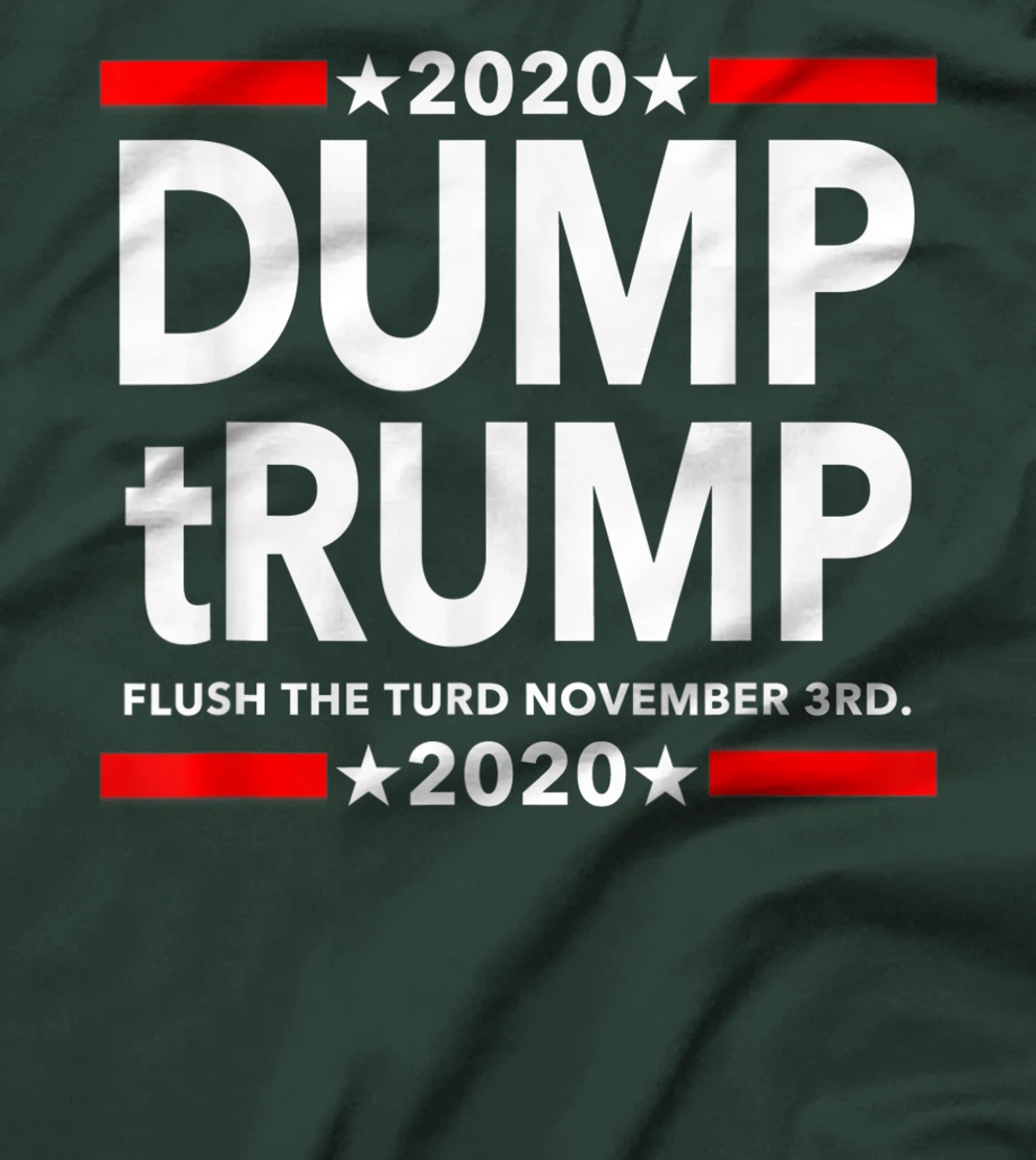 Dump Trump - Flush the Turd November 3rd T-Shirt