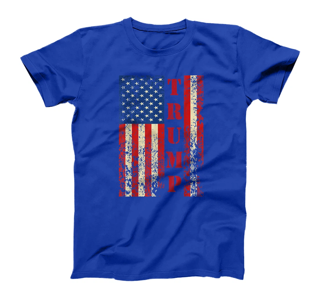 Trump Vintage Retro Distressed USA Flag American Trump flags T-Shirt