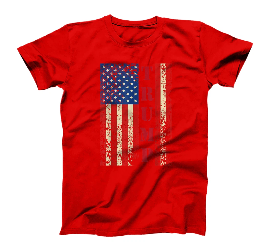 Trump Vintage Retro Distressed USA Flag American Trump flags T-Shirt