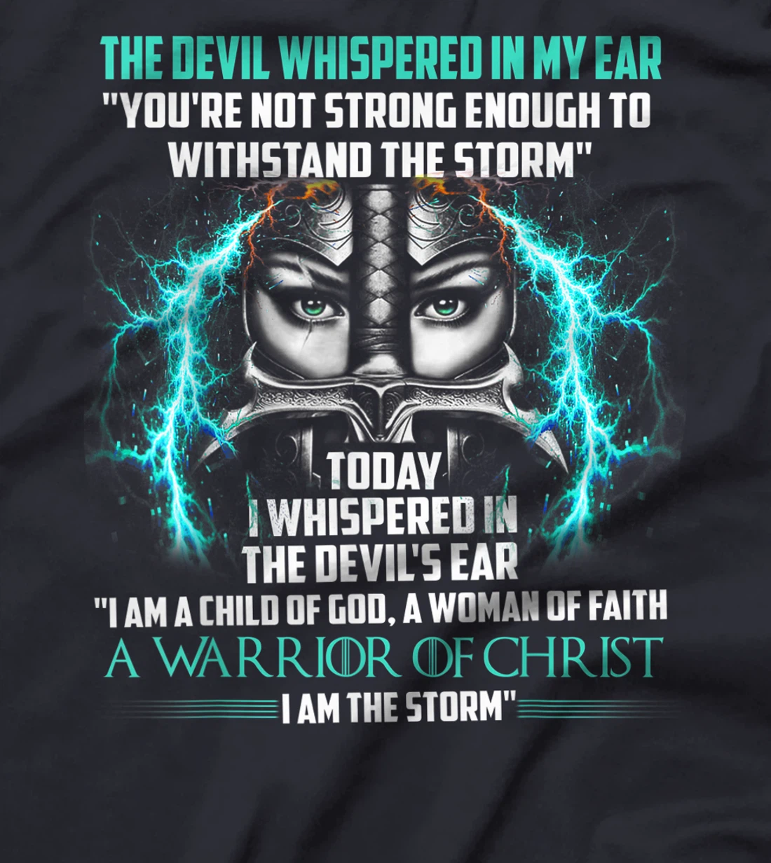Women Knight Templar I Am A Child Of God A Warrior Of Christ T-Shirt