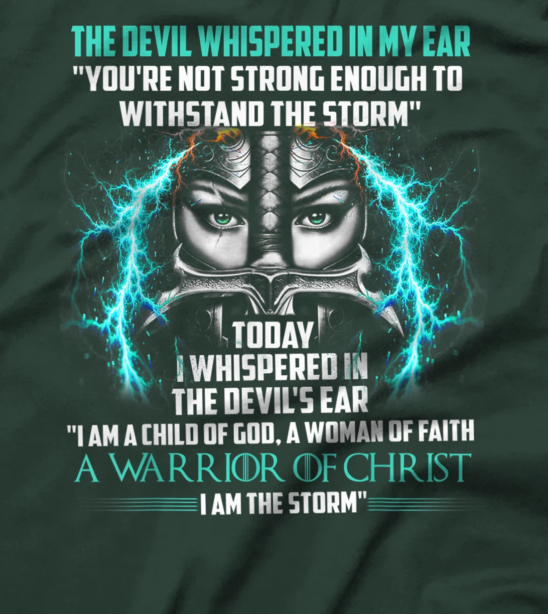 Women Knight Templar I Am A Child Of God A Warrior Of Christ T-Shirt