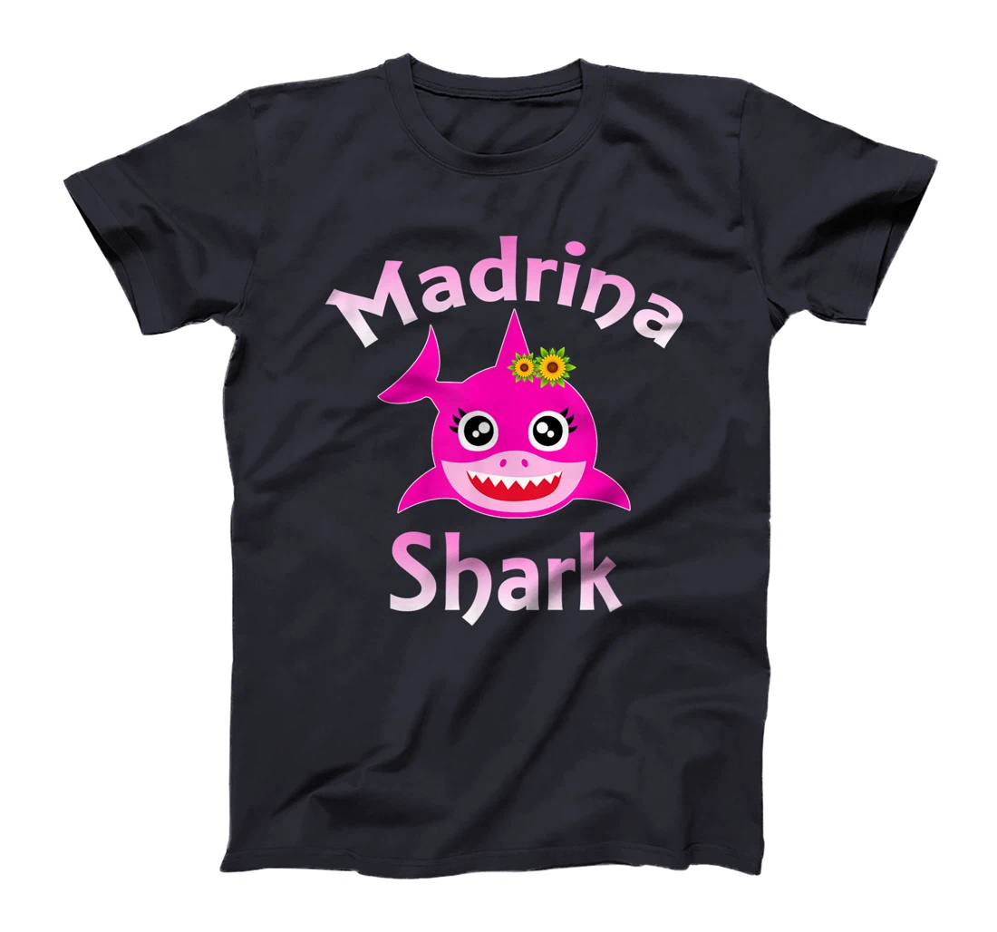 Madrina Shark Funny Spanish Godmother Gift T-Shirt