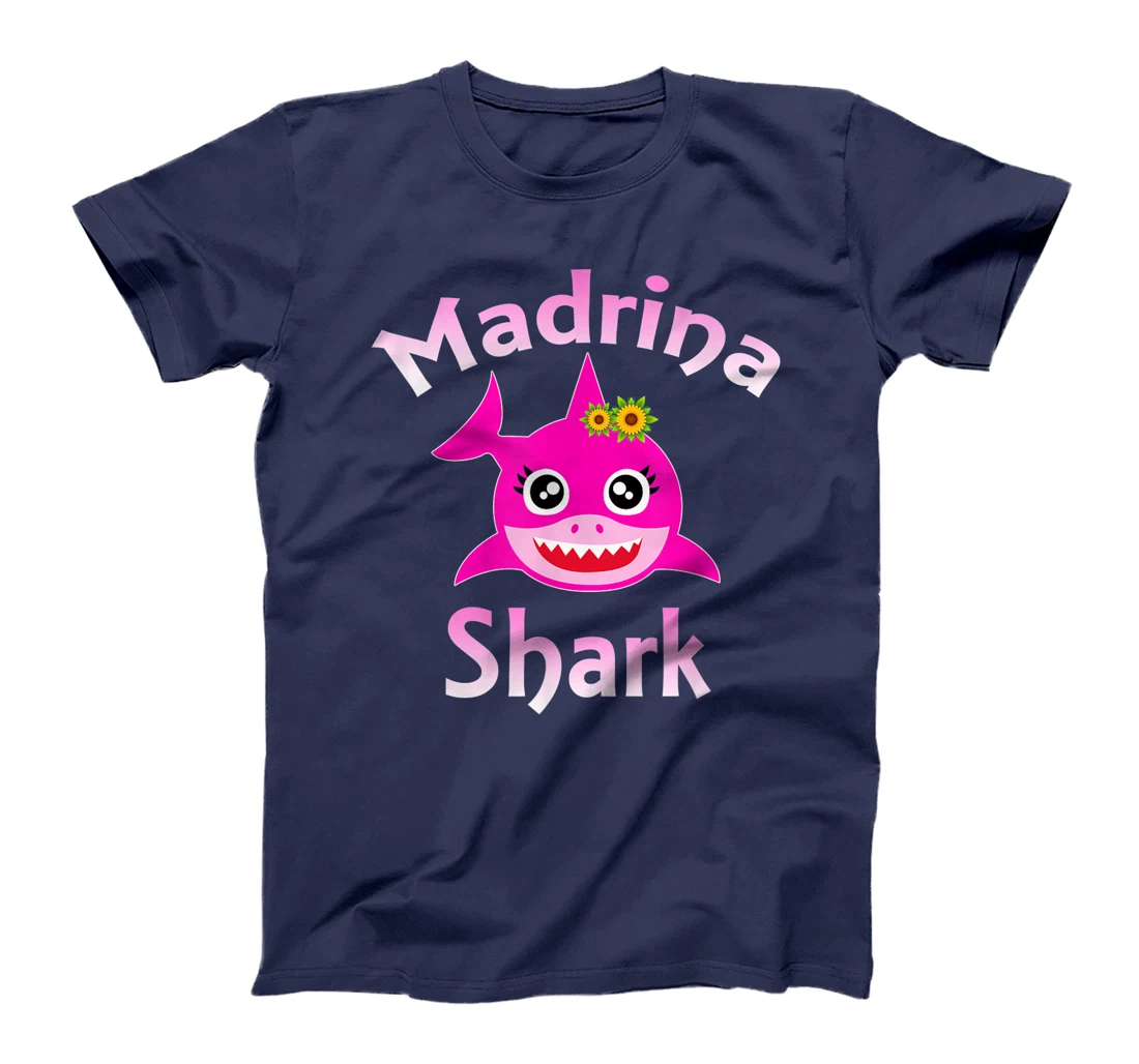 Madrina Shark Funny Spanish Godmother Gift T-Shirt