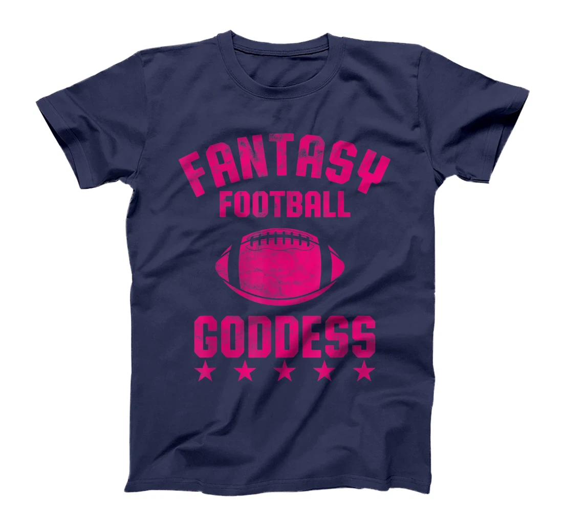 Fantasy Football Goddess Womens Cute Draft Party Gift T-Shirt