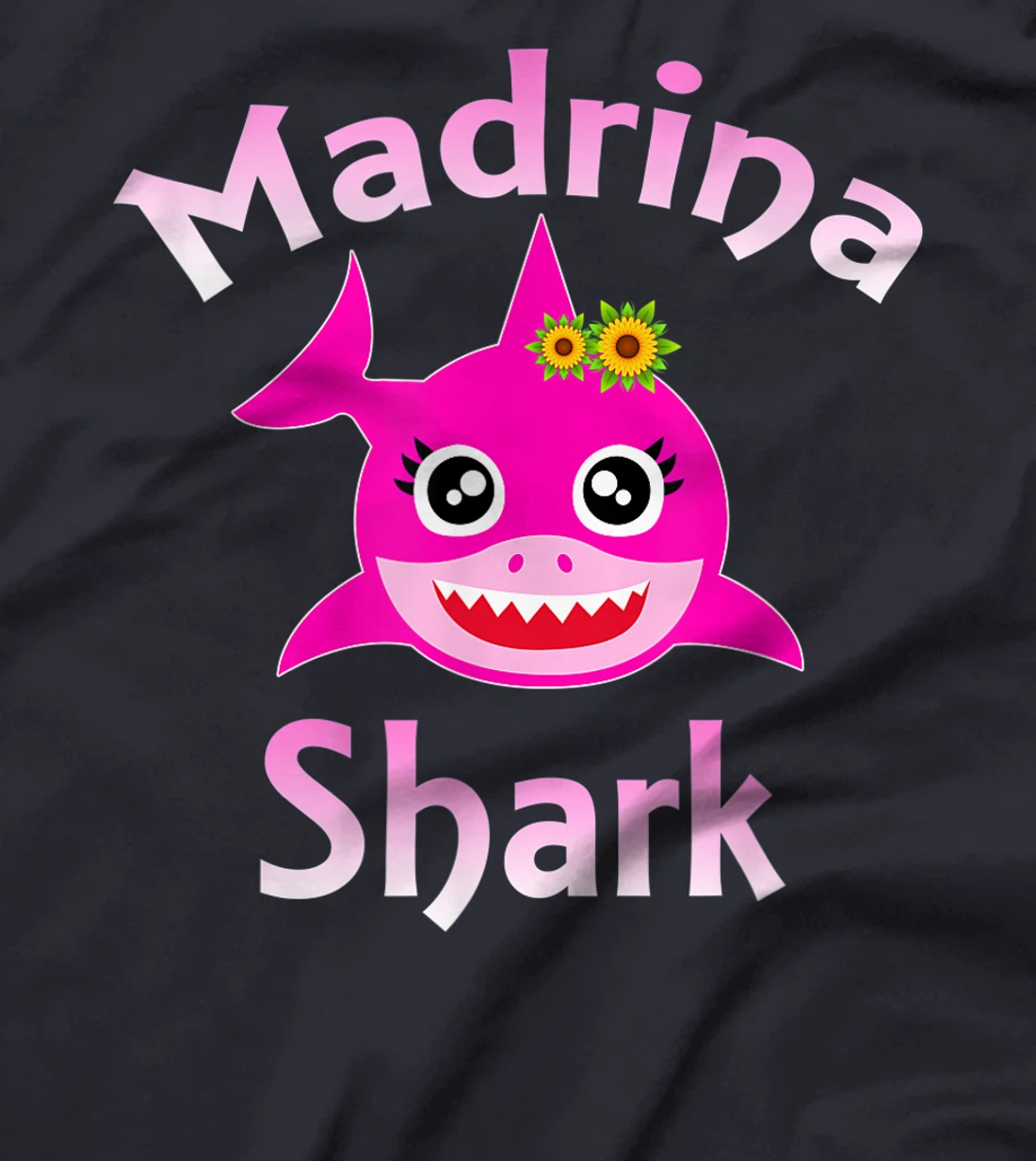 Madrina Shark Funny Spanish Godmother Gift T-Shirt