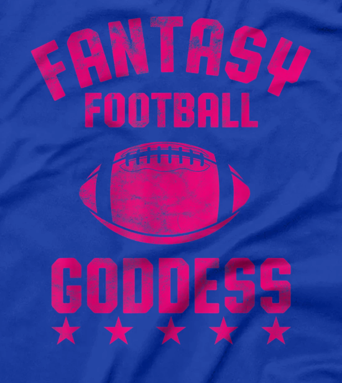 Fantasy Football Goddess Womens Cute Draft Party Gift T-Shirt