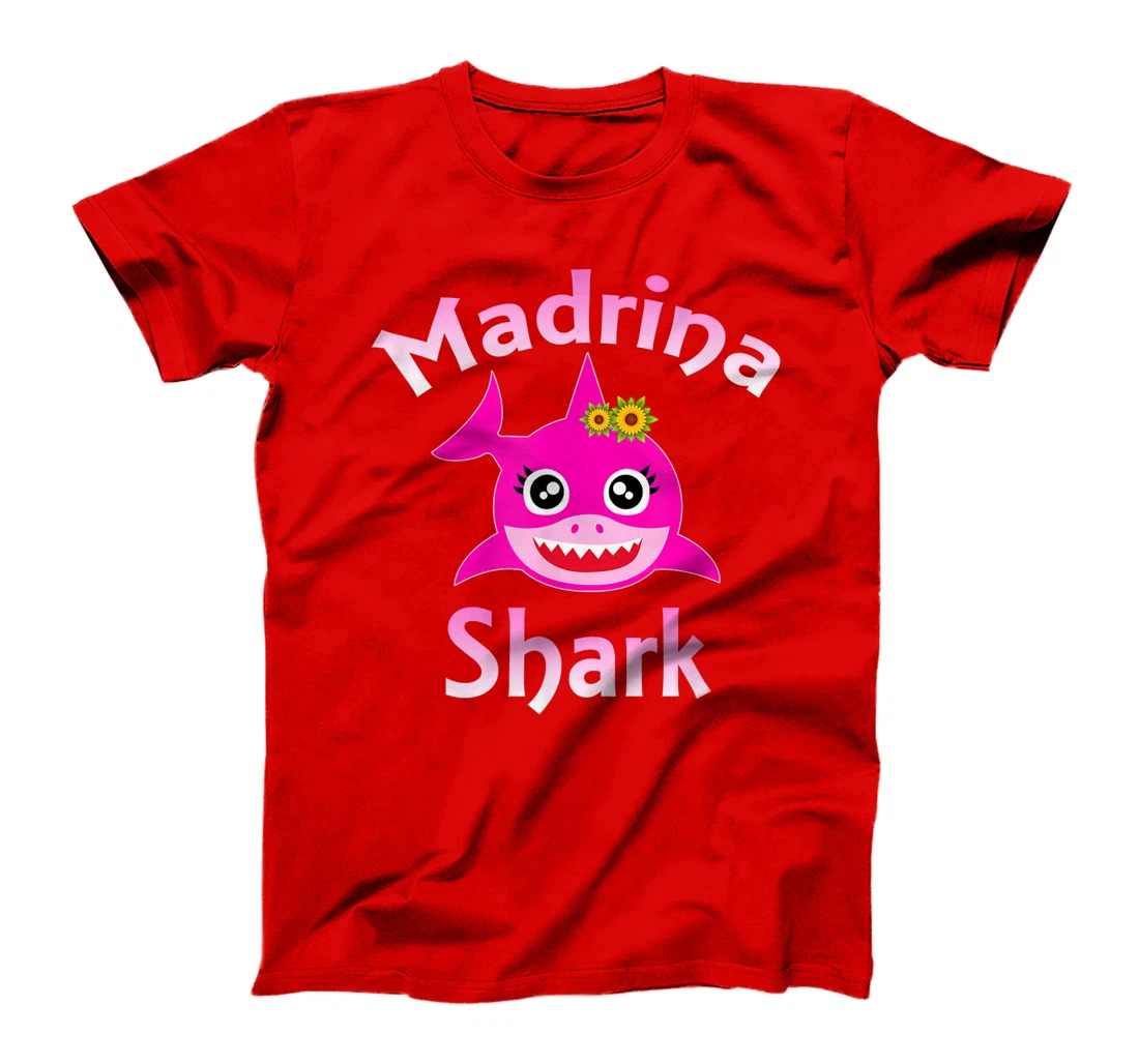 Madrina Shark Funny Spanish Godmother Gift T-Shirt