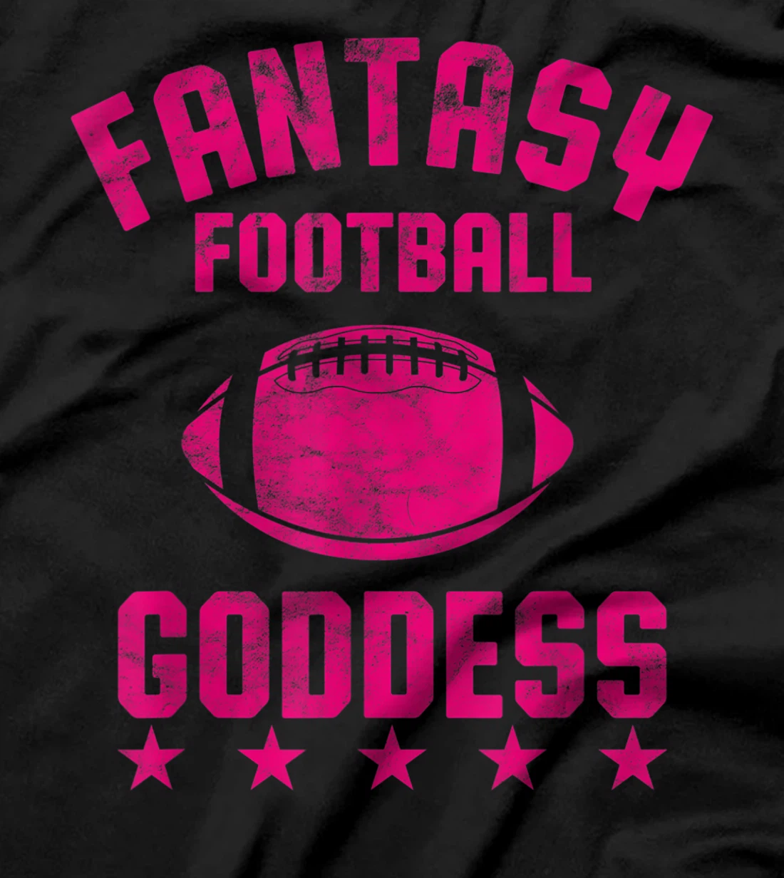 Fantasy Football Goddess Womens Cute Draft Party Gift T-Shirt