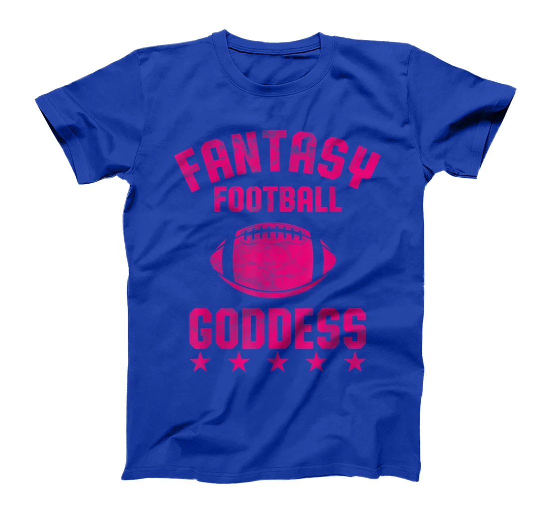 Fantasy Football Goddess Womens Cute Draft Party Gift T-Shirt