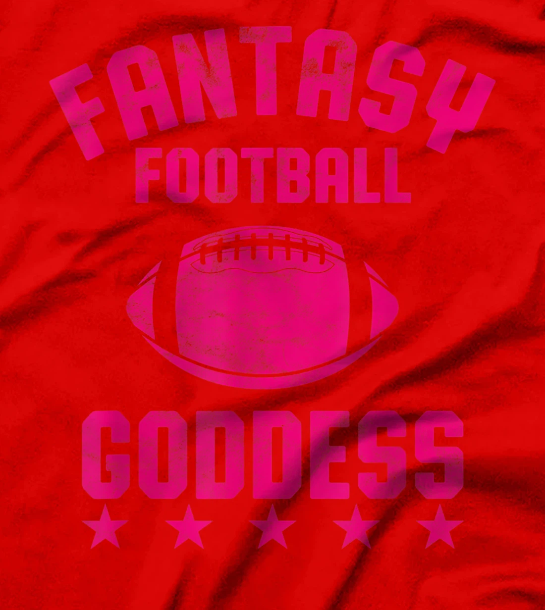 Fantasy Football Goddess Womens Cute Draft Party Gift T-Shirt