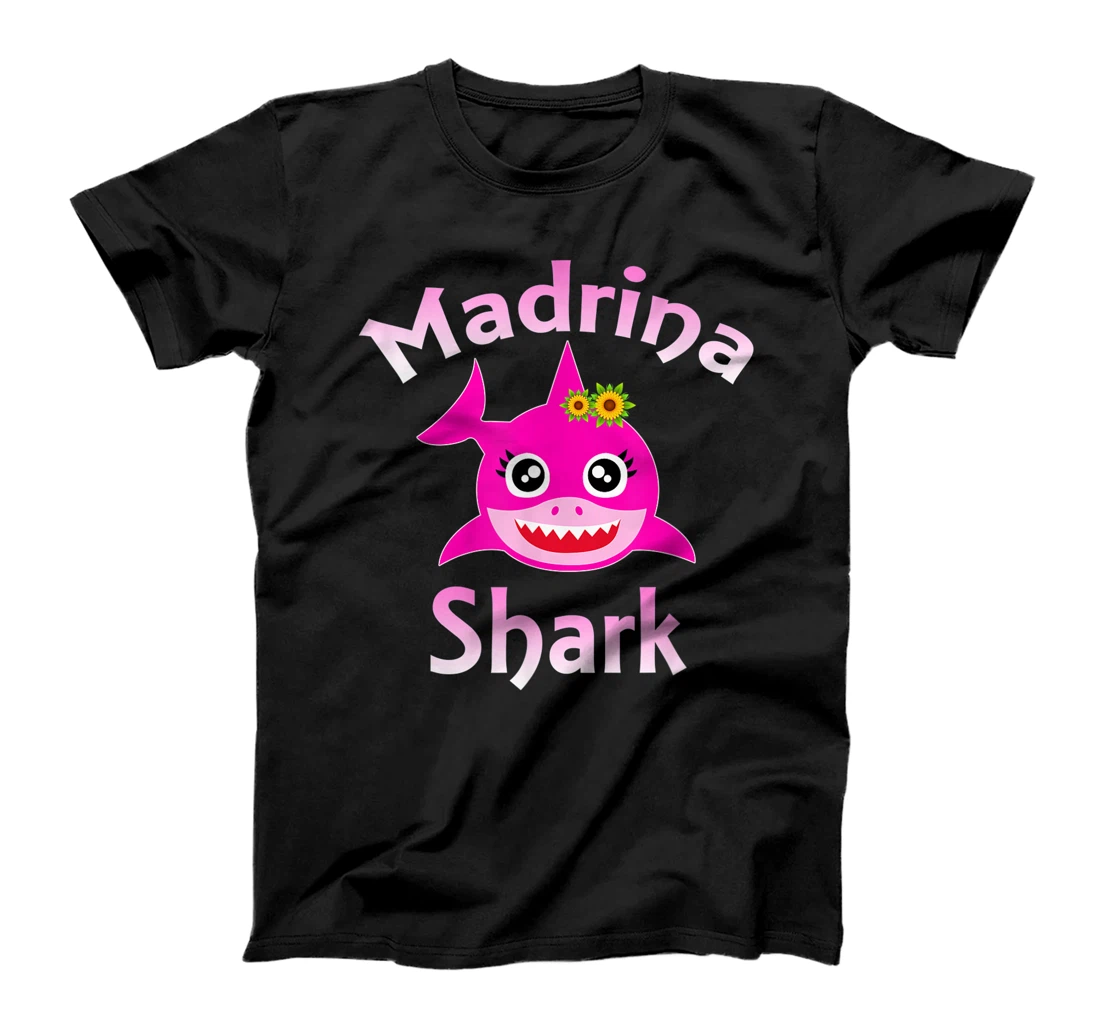 Madrina Shark Funny Spanish Godmother Gift T-Shirt