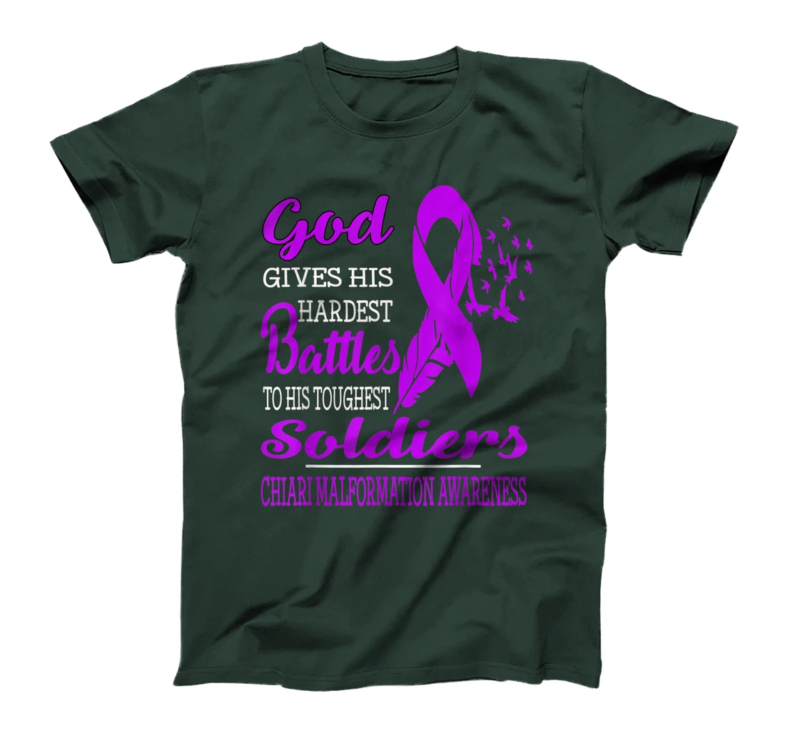 GOD'S HARDEST SOLDIERS- CHIARI MALFORMATION AWARENESS T-Shirt