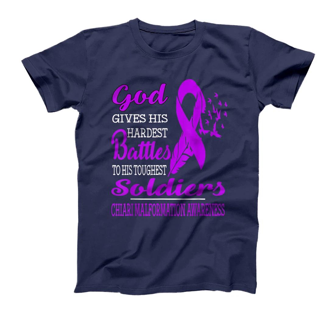 GOD'S HARDEST SOLDIERS- CHIARI MALFORMATION AWARENESS T-Shirt