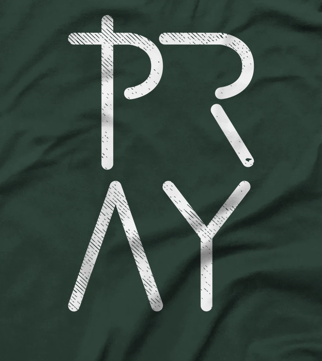 Pray God Jesus Christ Faith Prayer Religious Christian Gift T-Shirt