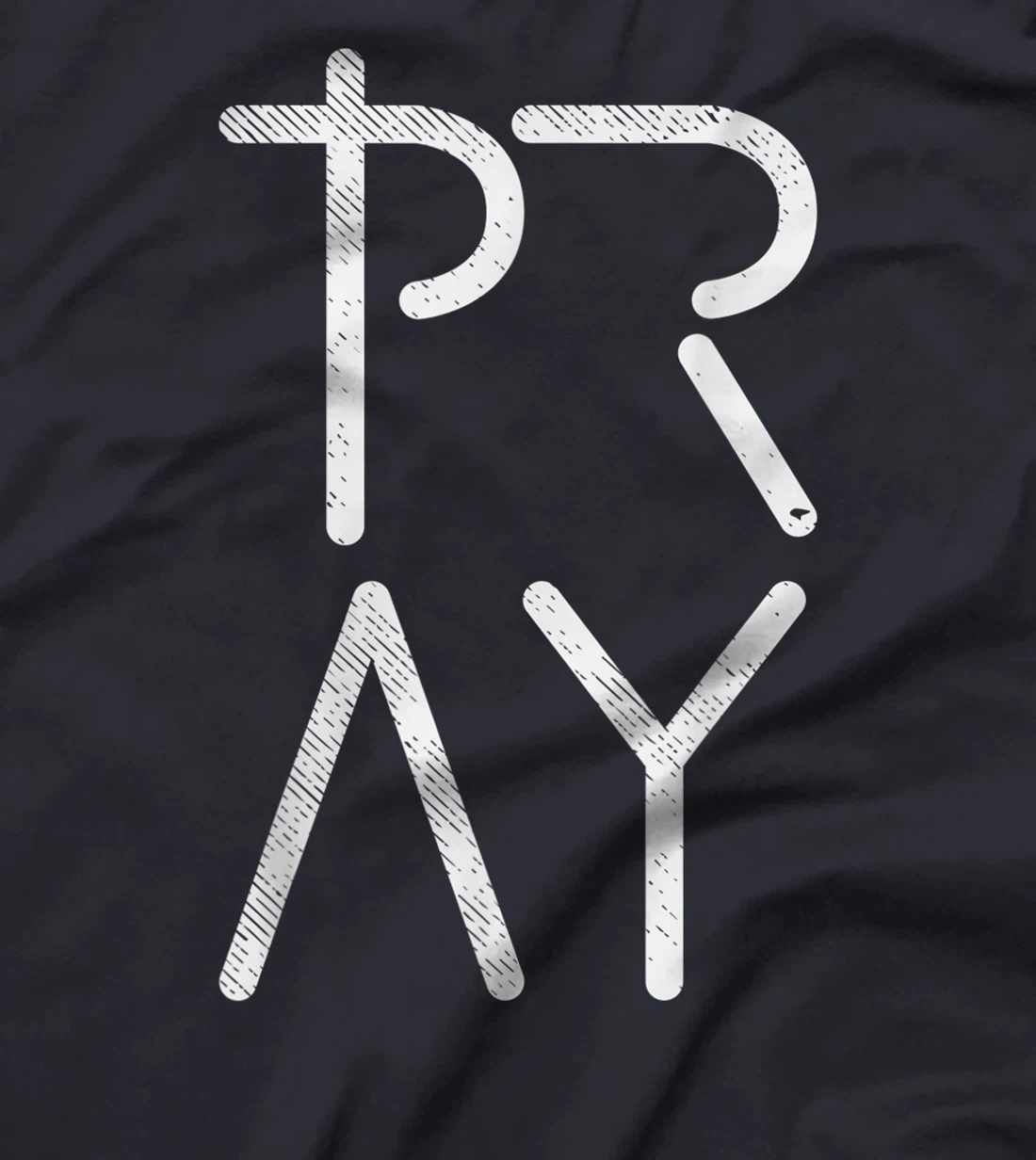 Pray God Jesus Christ Faith Prayer Religious Christian Gift T-Shirt