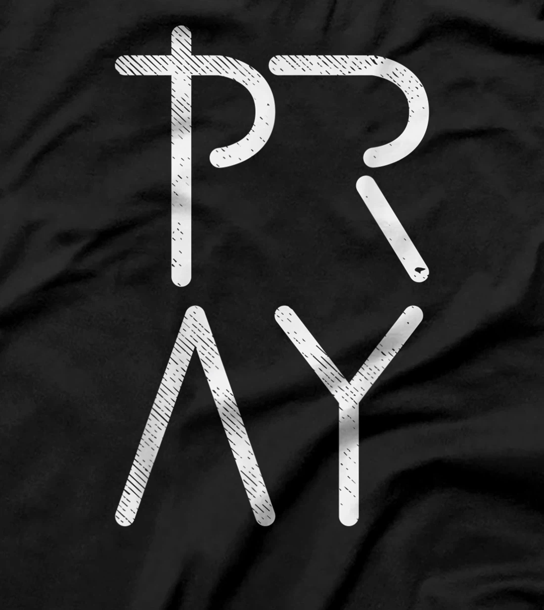 Pray God Jesus Christ Faith Prayer Religious Christian Gift T-Shirt