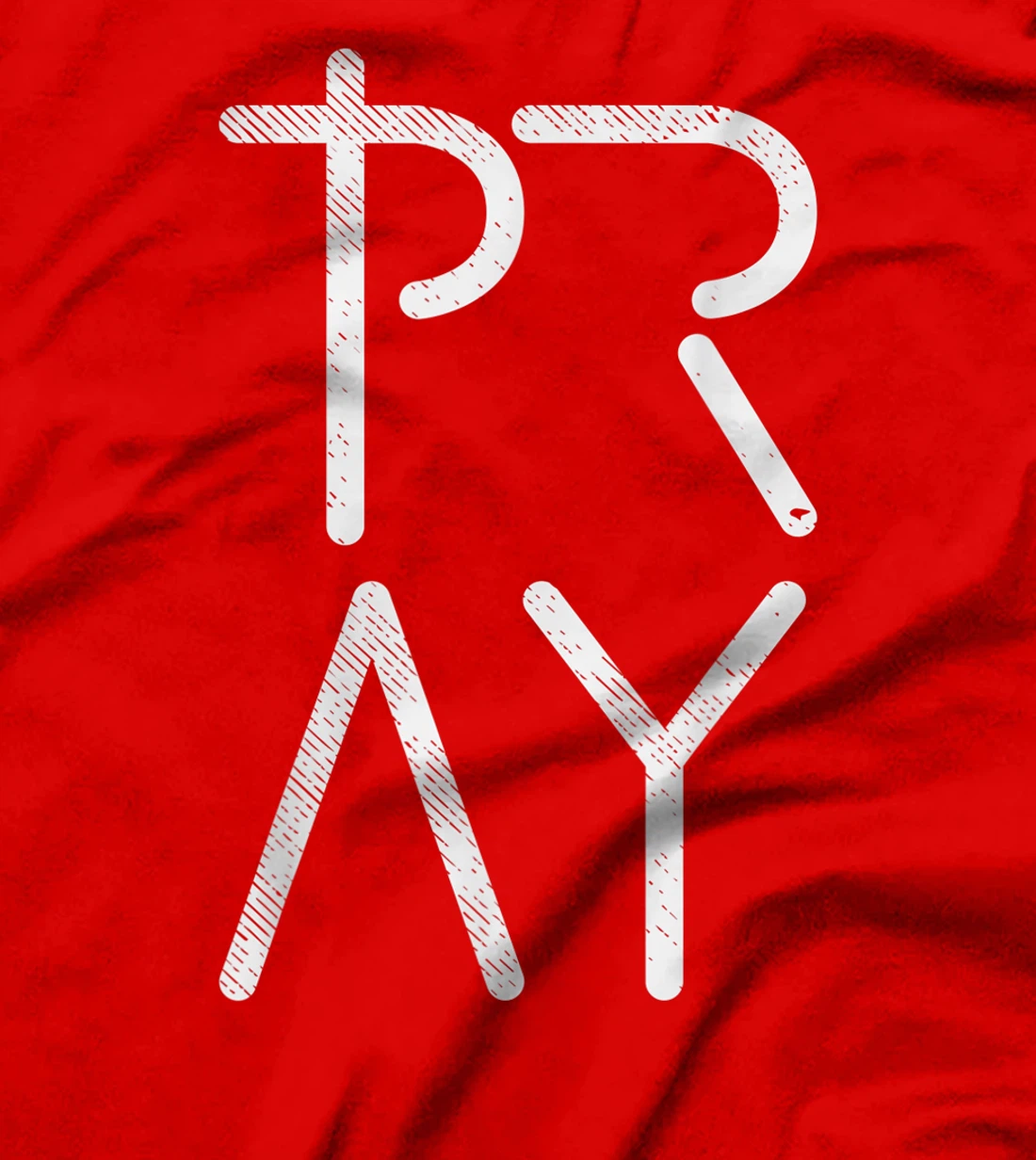 Pray God Jesus Christ Faith Prayer Religious Christian Gift T-Shirt