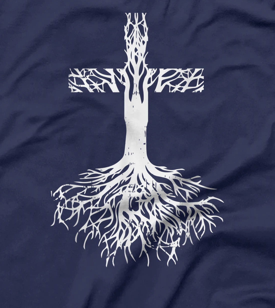 Cross Roots God Jesus Christ Faith Religious Christian Gift T-Shirt
