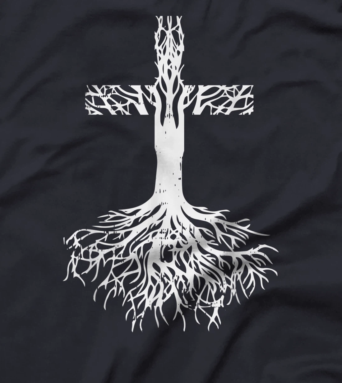 Cross Roots God Jesus Christ Faith Religious Christian Gift T-Shirt