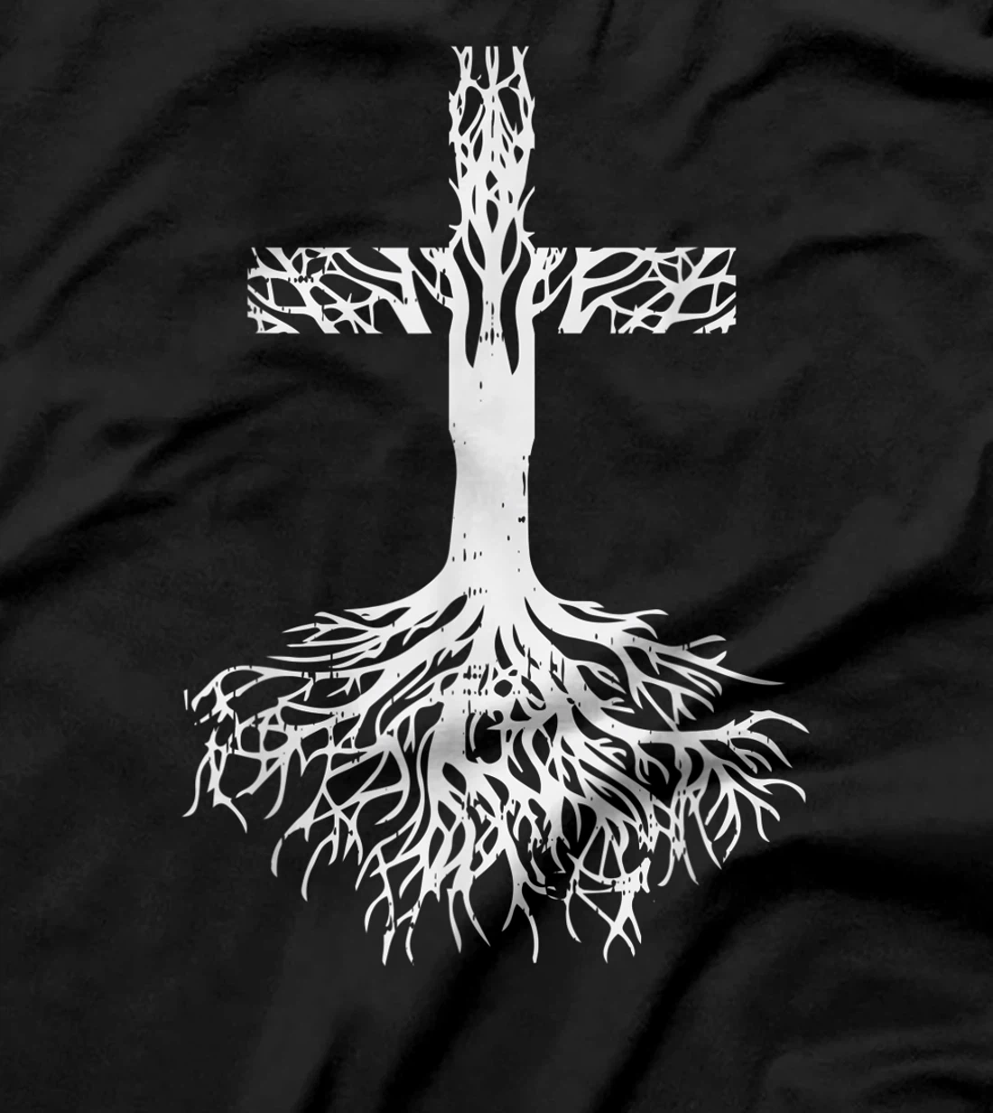 Cross Roots God Jesus Christ Faith Religious Christian Gift T-Shirt