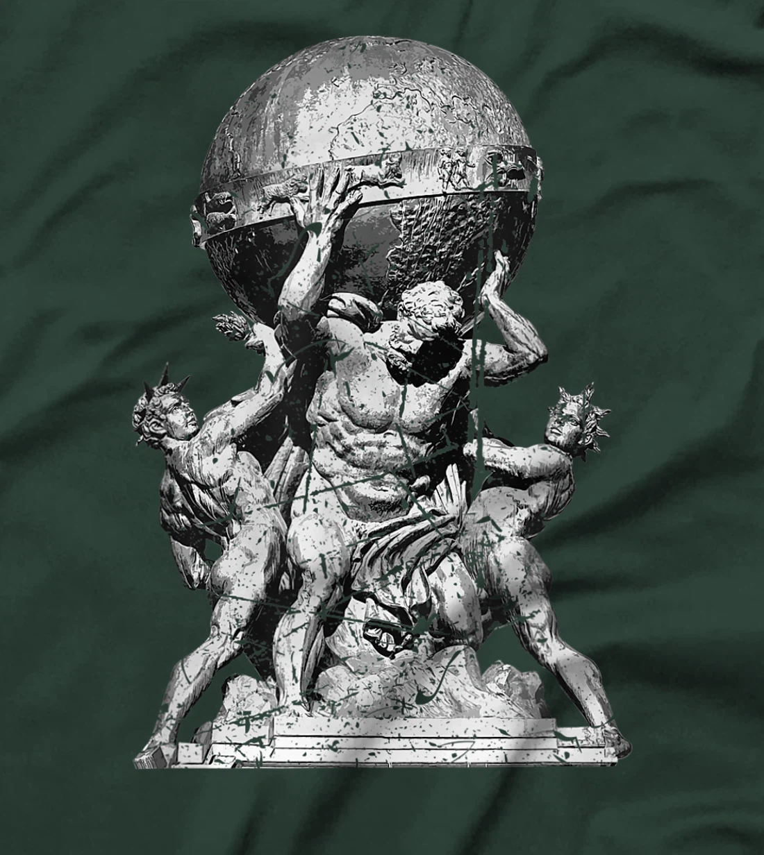 Atlas Greek mythology T shirt Greece Greek Gods Gift T-Shirt