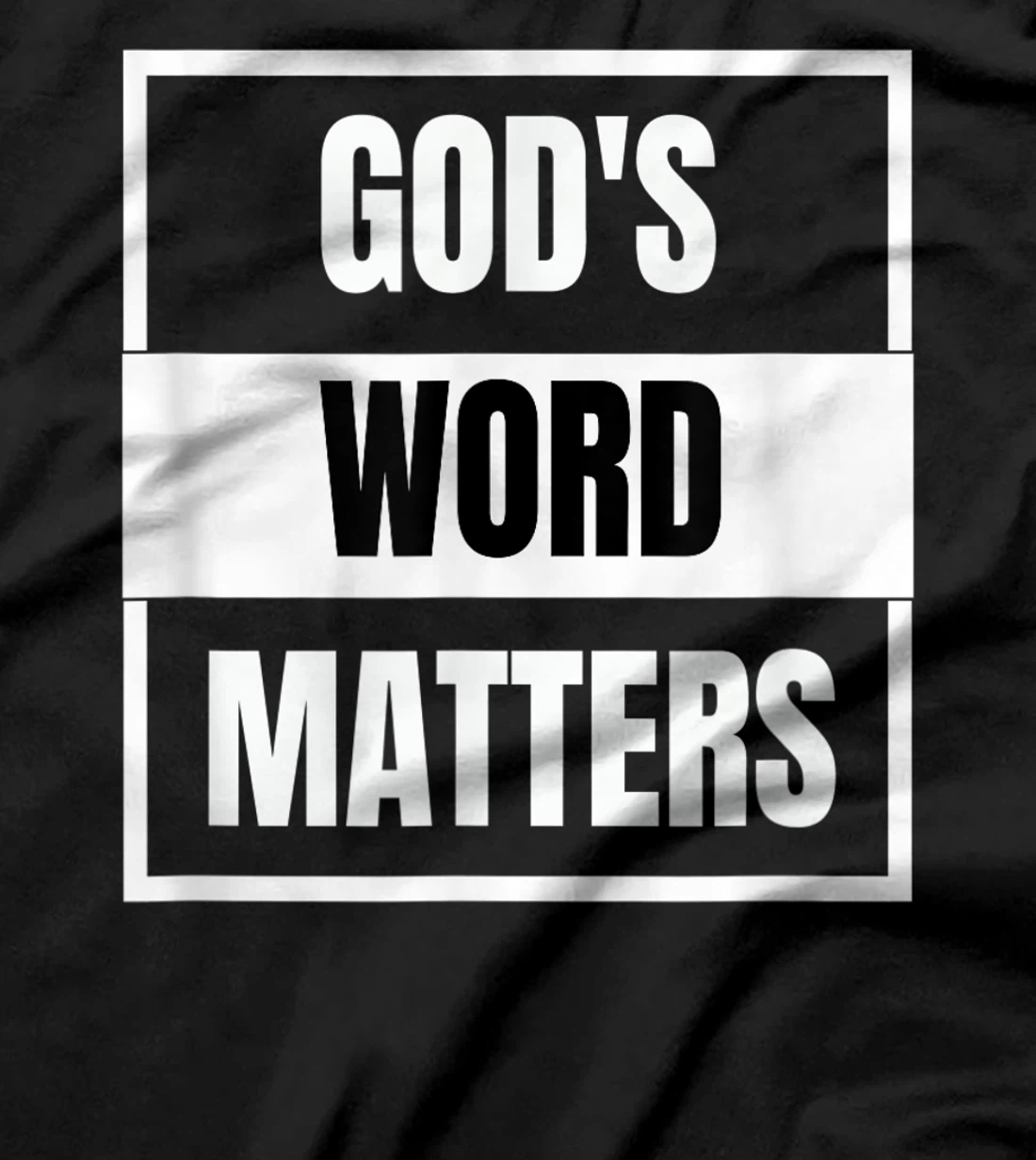 GOD'S WORD MATTERS BLM CHRISTIAN BIBLE GOSPEL TSHIRT GIFT T-Shirt
