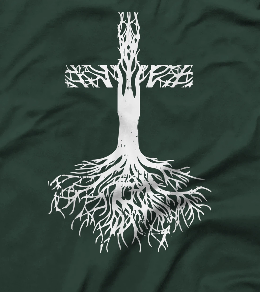 Cross Roots God Jesus Christ Faith Religious Christian Gift T-Shirt