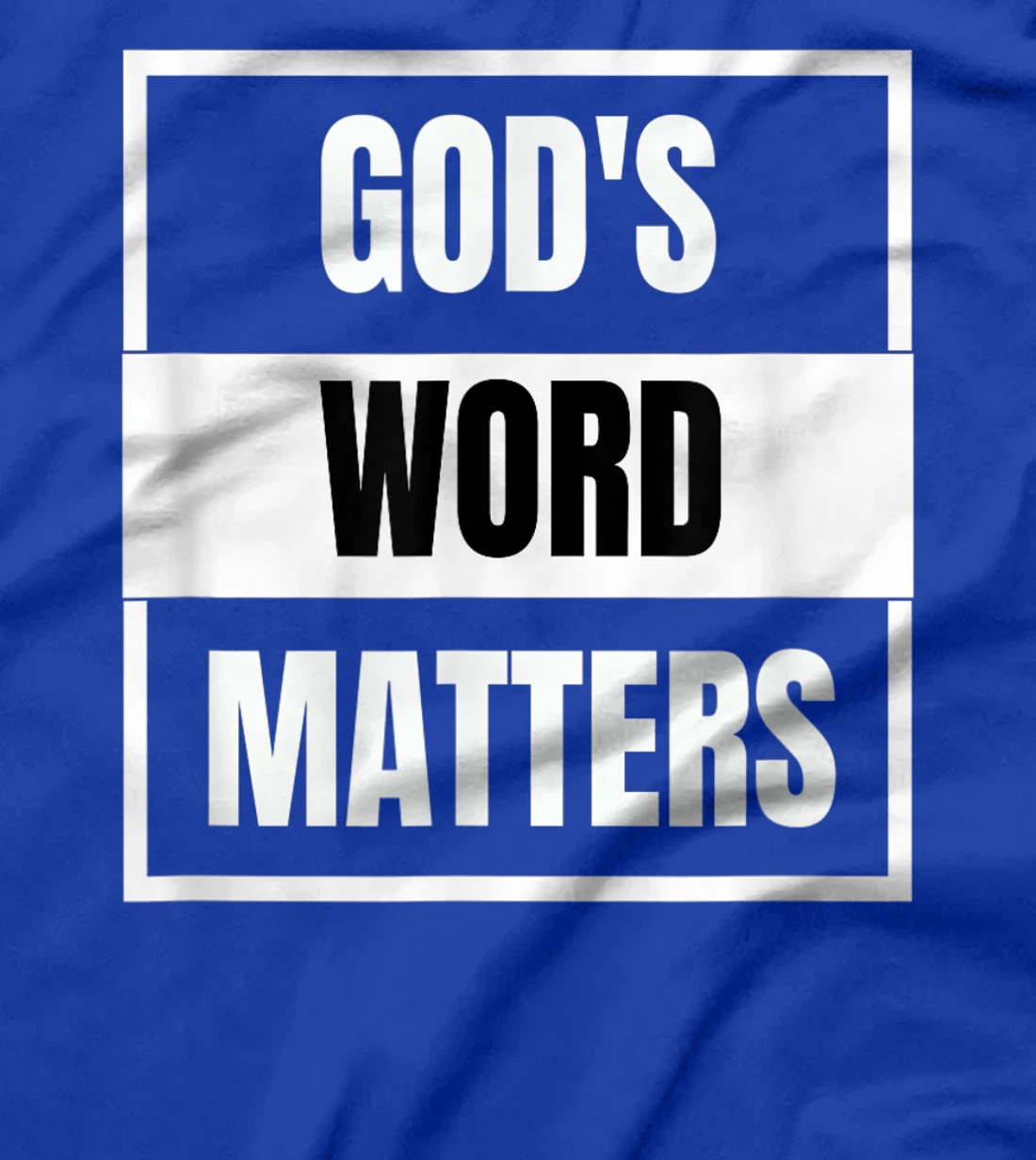 GOD'S WORD MATTERS BLM CHRISTIAN BIBLE GOSPEL TSHIRT GIFT T-Shirt