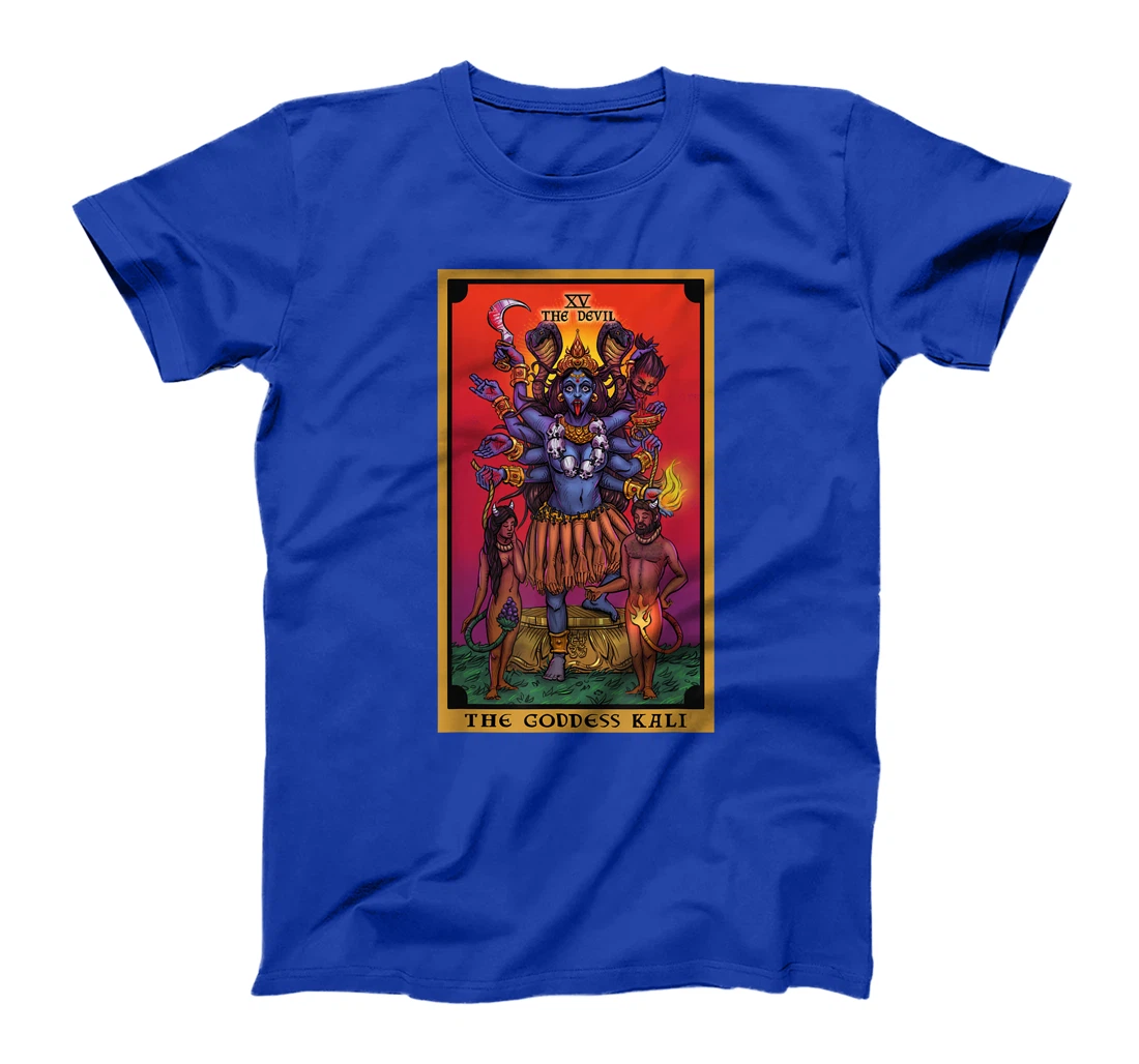 The Goddess Kali The Devil Tarot Card Hindu Indian Witch T-Shirt