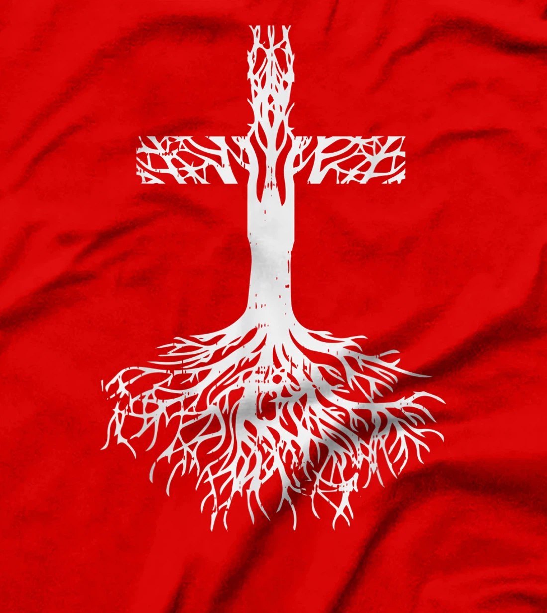 Cross Roots God Jesus Christ Faith Religious Christian Gift T-Shirt