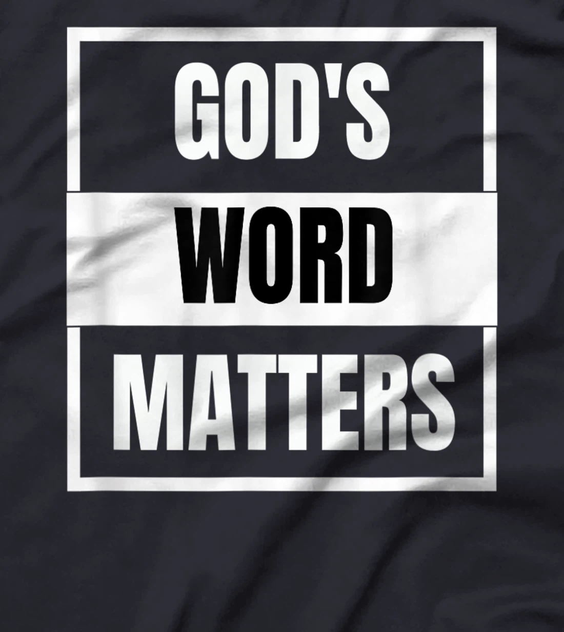 GOD'S WORD MATTERS BLM CHRISTIAN BIBLE GOSPEL TSHIRT GIFT T-Shirt