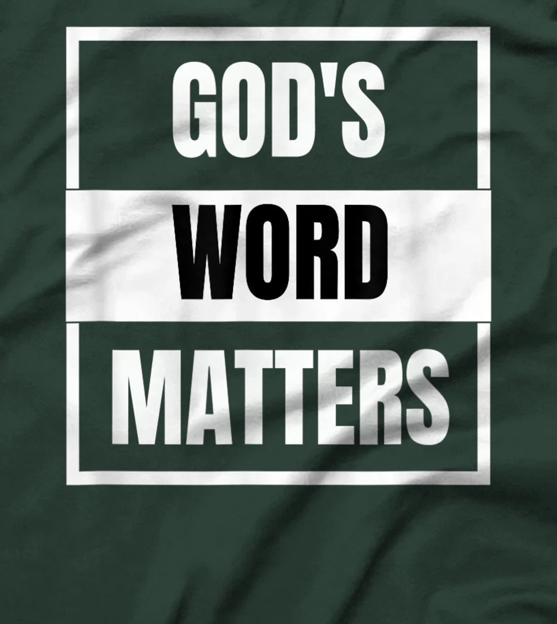 GOD'S WORD MATTERS BLM CHRISTIAN BIBLE GOSPEL TSHIRT GIFT T-Shirt