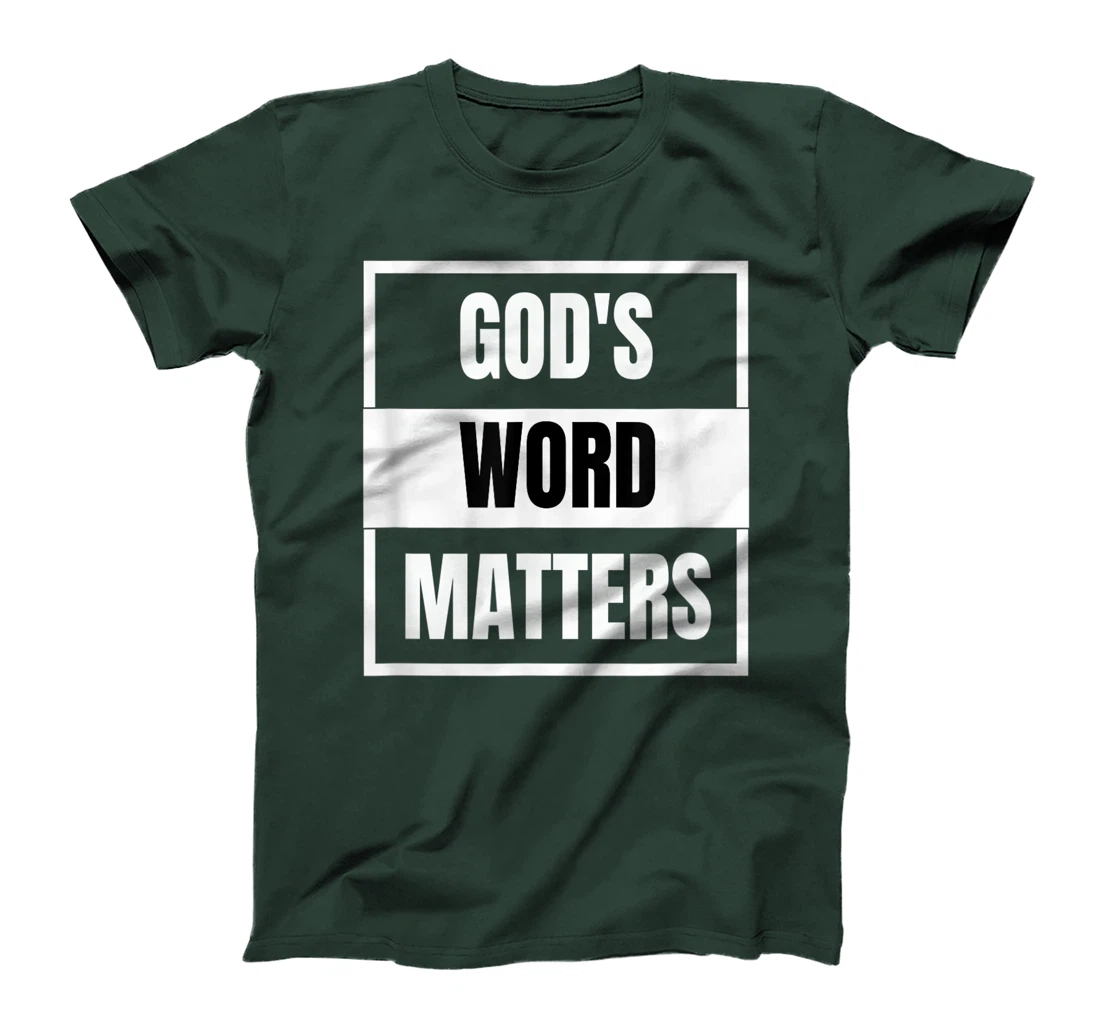 GOD'S WORD MATTERS BLM CHRISTIAN BIBLE GOSPEL TSHIRT GIFT T-Shirt