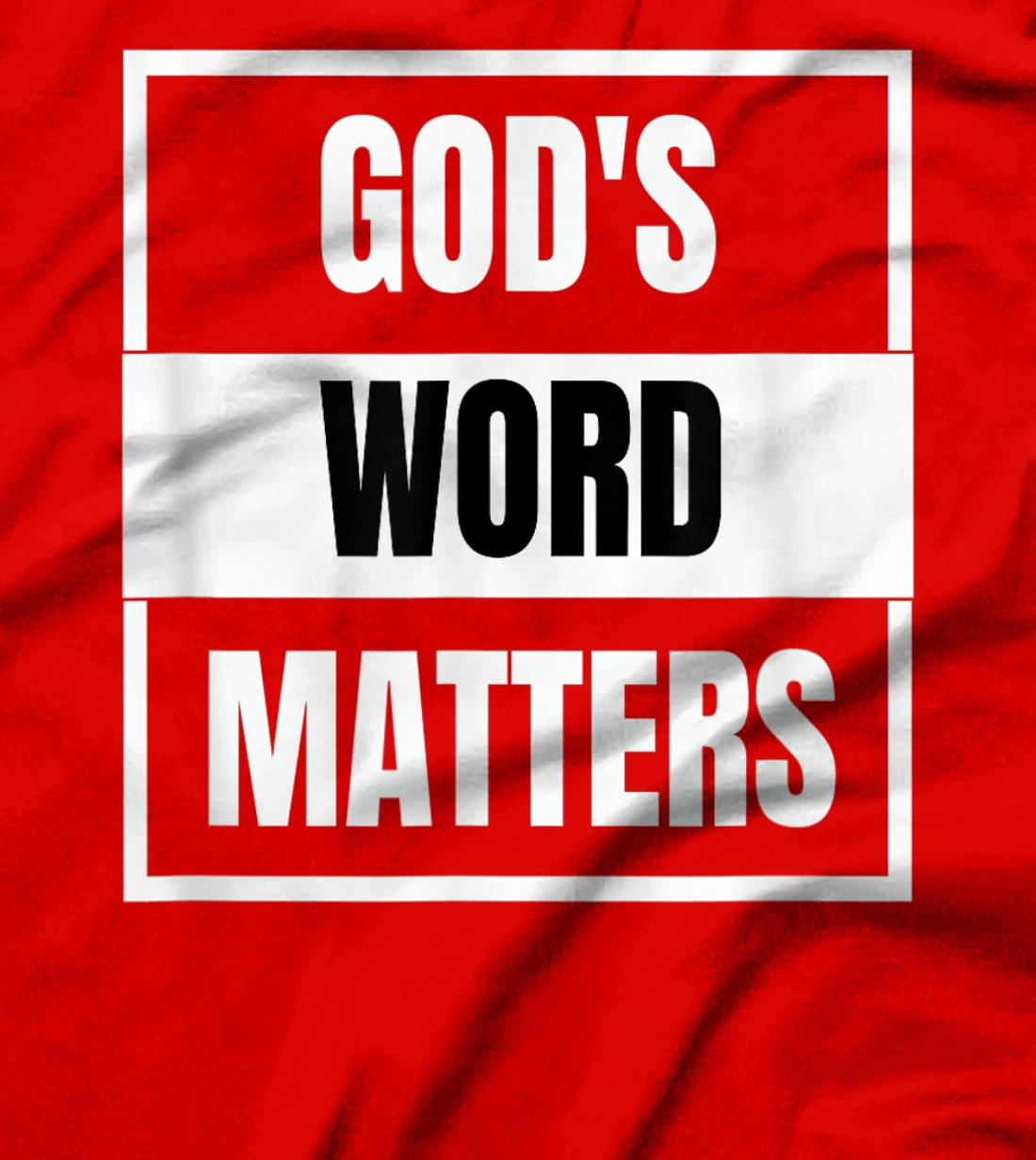 GOD'S WORD MATTERS BLM CHRISTIAN BIBLE GOSPEL TSHIRT GIFT T-Shirt