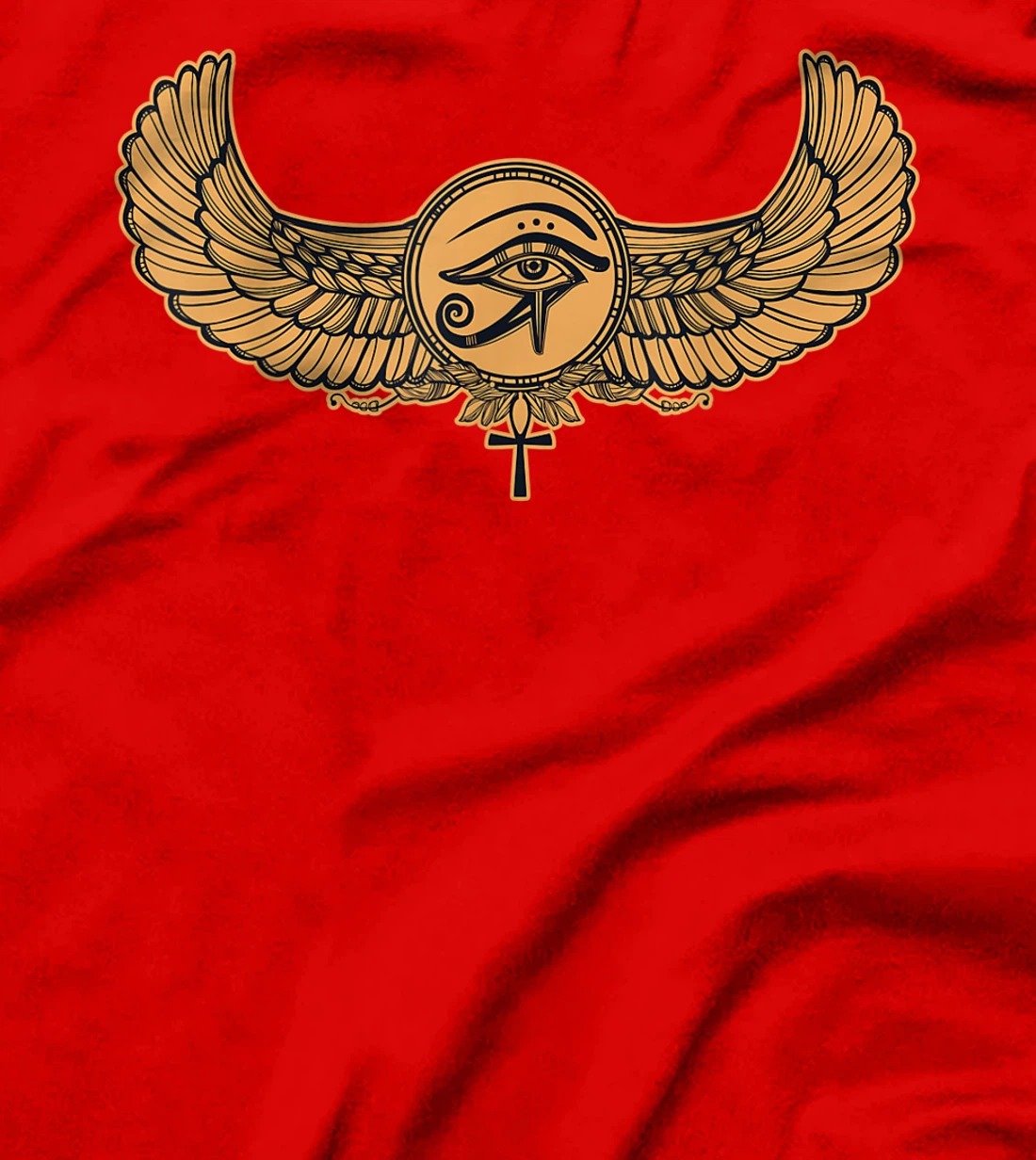 Winged Eye of Ra Ancient Egyptian Hieroglyphic Symbol God T-Shirt