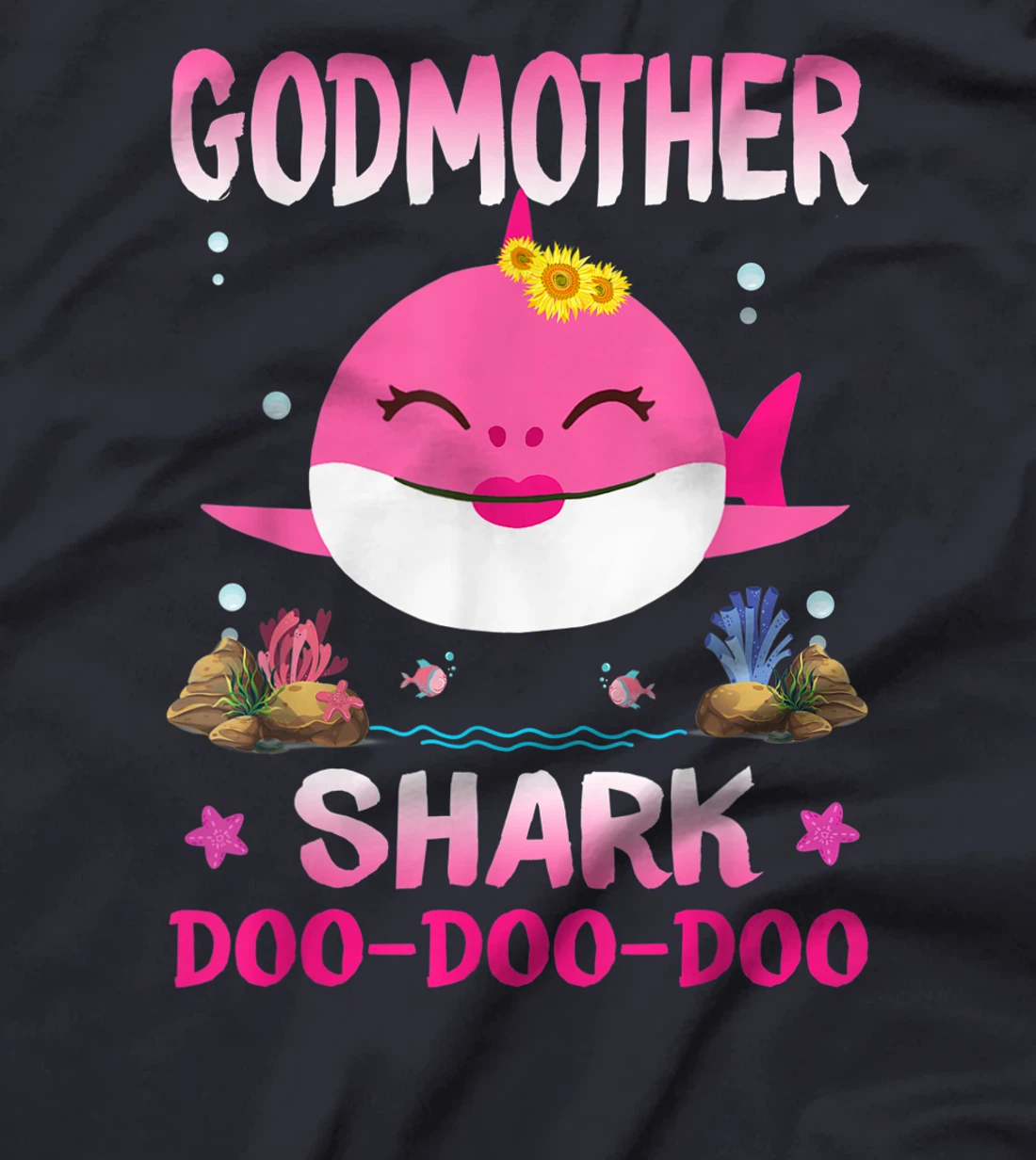 Godmother Shark Doo Doo Doo Shirt Matching Family Shark T-Shirt