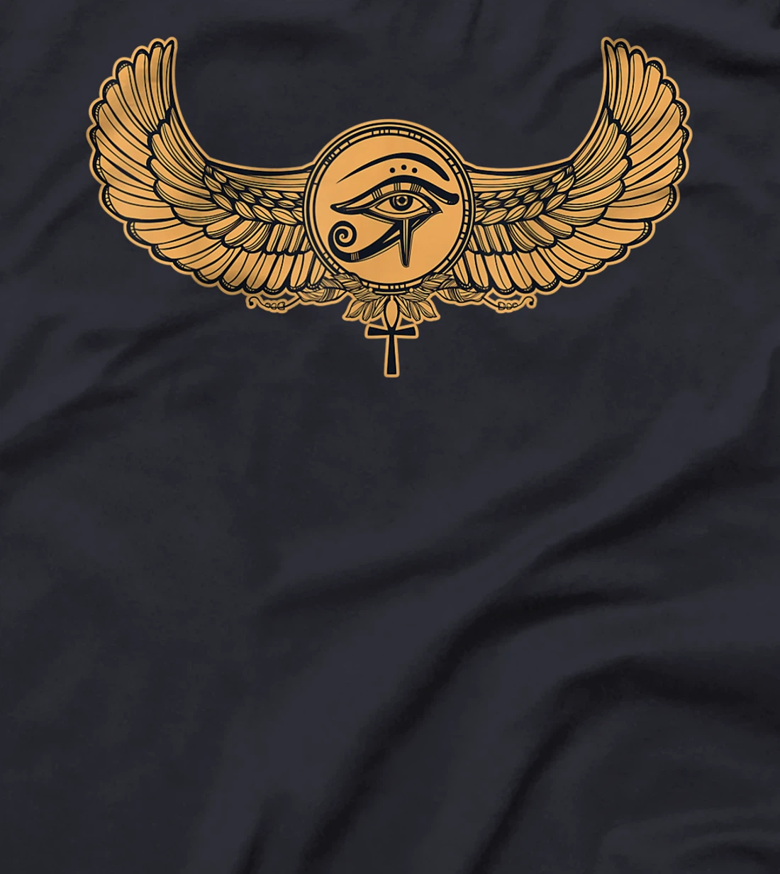 Winged Eye of Ra Ancient Egyptian Hieroglyphic Symbol God T-Shirt