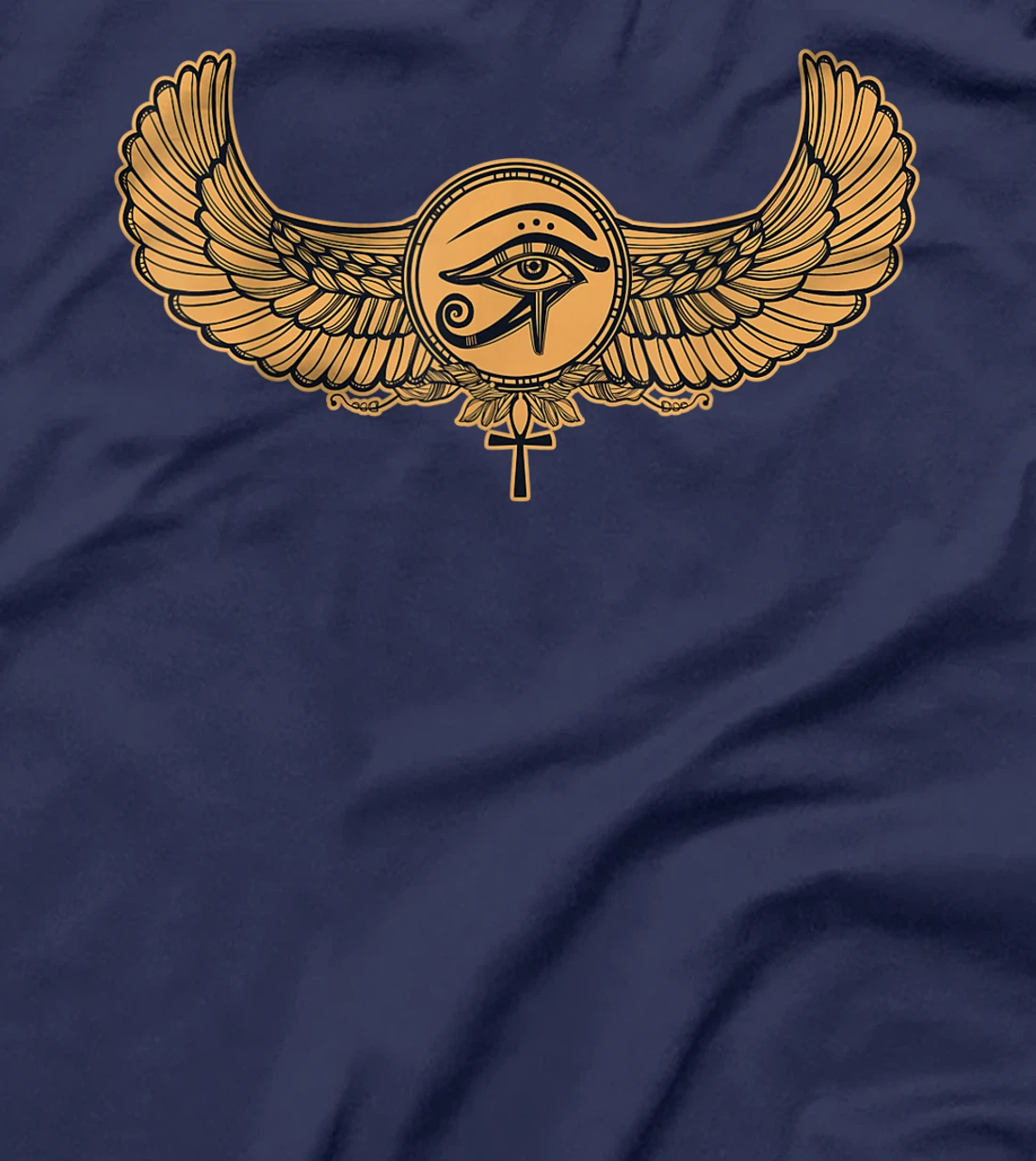 Winged Eye of Ra Ancient Egyptian Hieroglyphic Symbol God T-Shirt