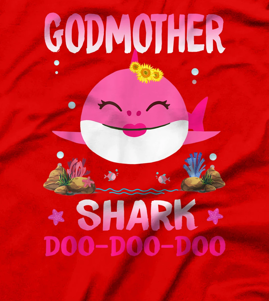Godmother Shark Doo Doo Doo Shirt Matching Family Shark T-Shirt