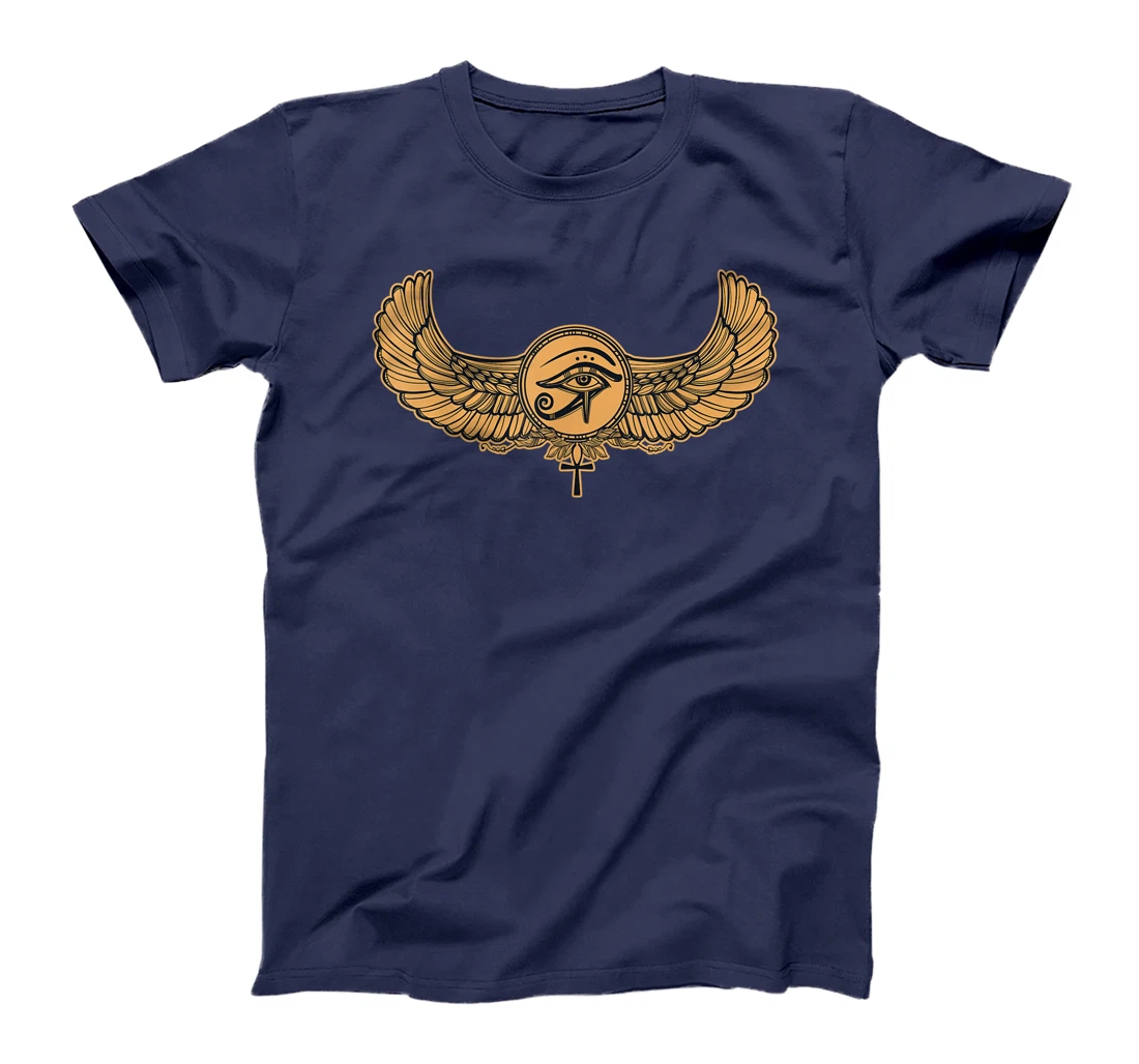 Winged Eye of Ra Ancient Egyptian Hieroglyphic Symbol God T-Shirt