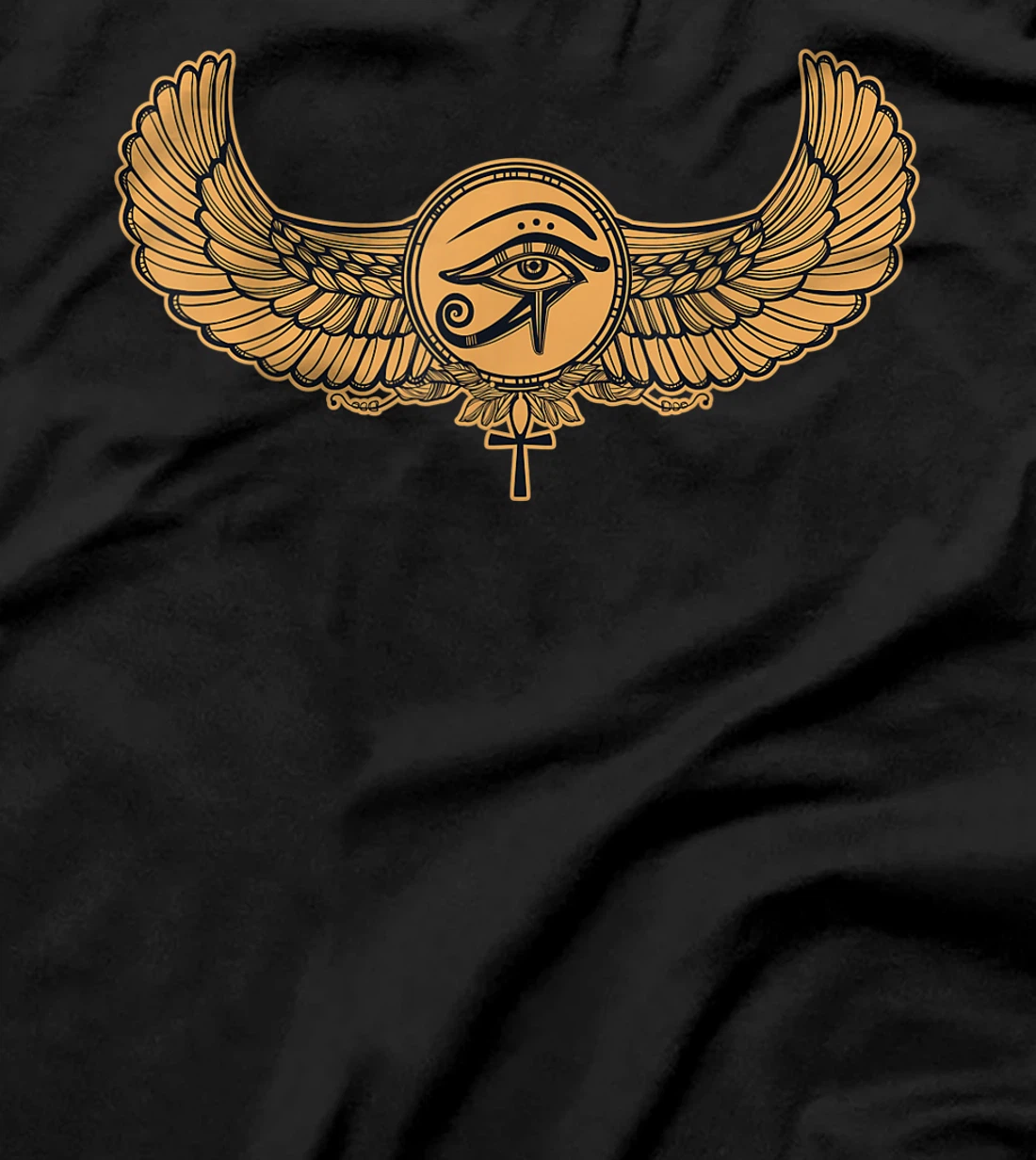 Winged Eye of Ra Ancient Egyptian Hieroglyphic Symbol God T-Shirt