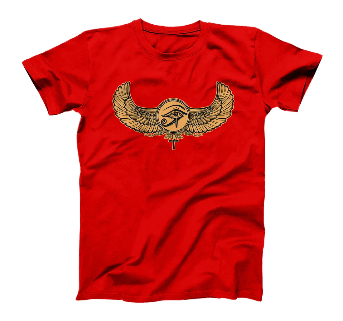Winged Eye of Ra Ancient Egyptian Hieroglyphic Symbol God T-Shirt