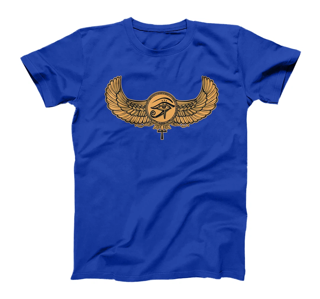 Winged Eye of Ra Ancient Egyptian Hieroglyphic Symbol God T-Shirt