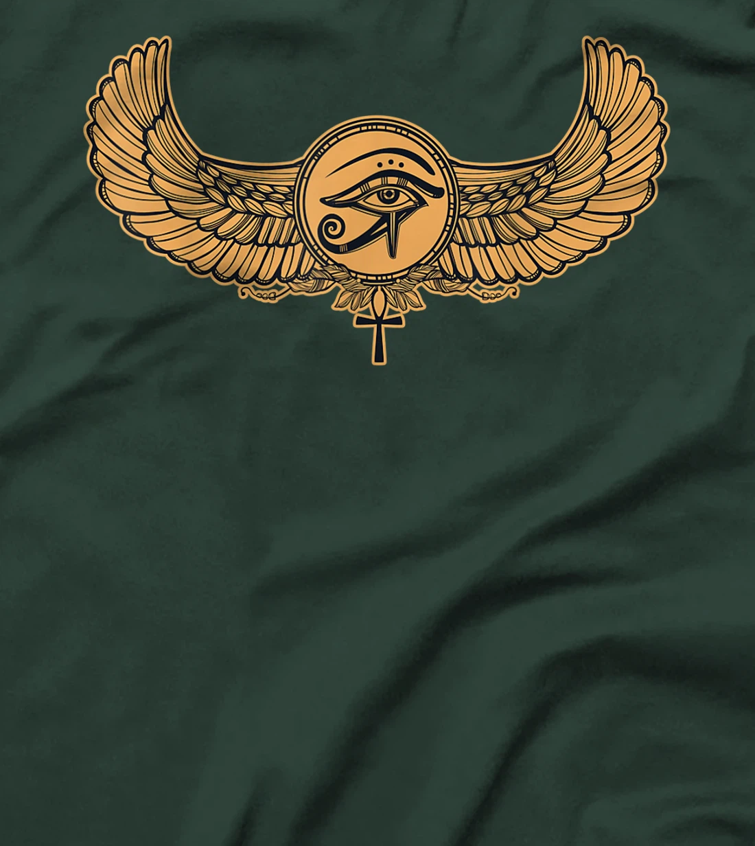Winged Eye of Ra Ancient Egyptian Hieroglyphic Symbol God T-Shirt
