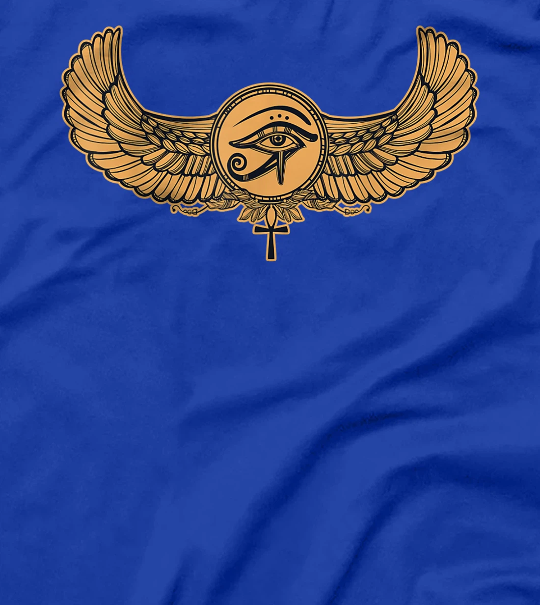 Winged Eye of Ra Ancient Egyptian Hieroglyphic Symbol God T-Shirt