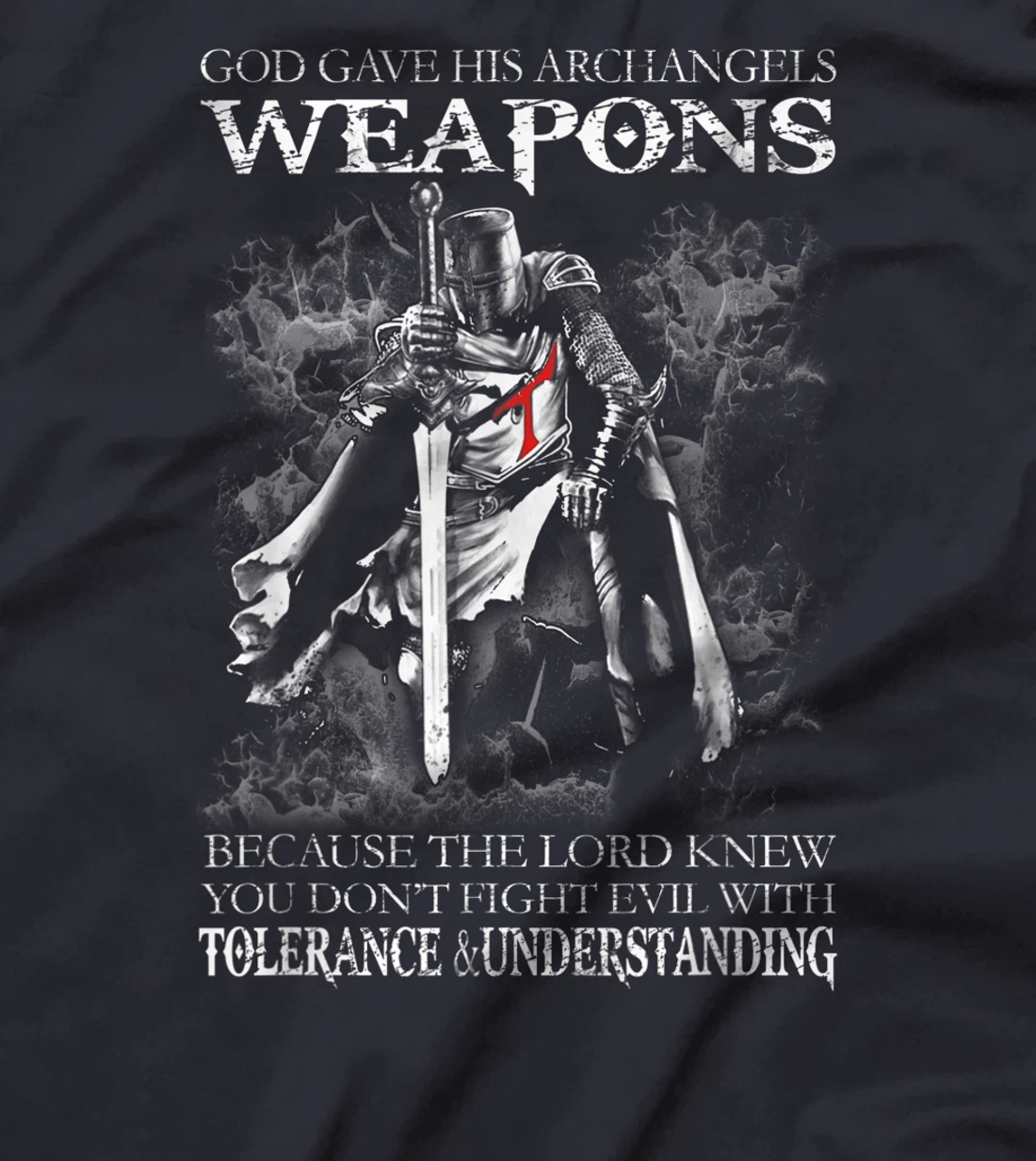God Gave His Archangels Weapons Christian Religious Gift T-Shirt