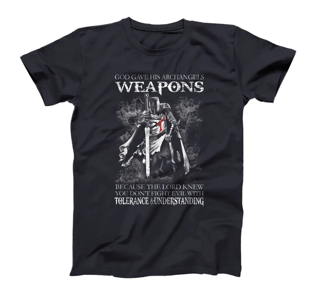 God Gave His Archangels Weapons Christian Religious Gift T-Shirt