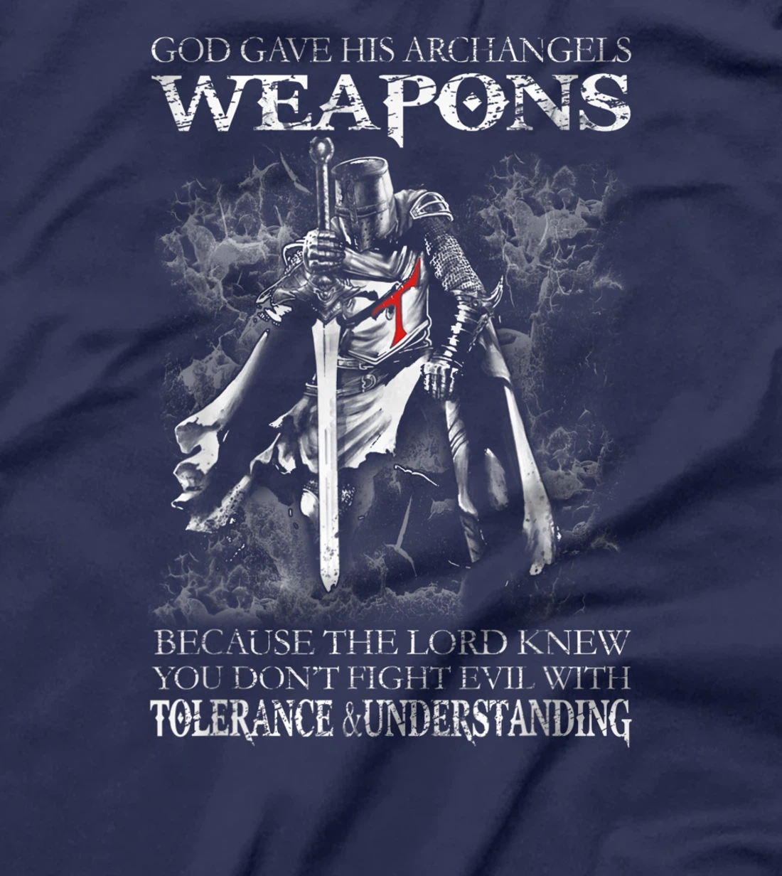 God Gave His Archangels Weapons Christian Religious Gift T-Shirt