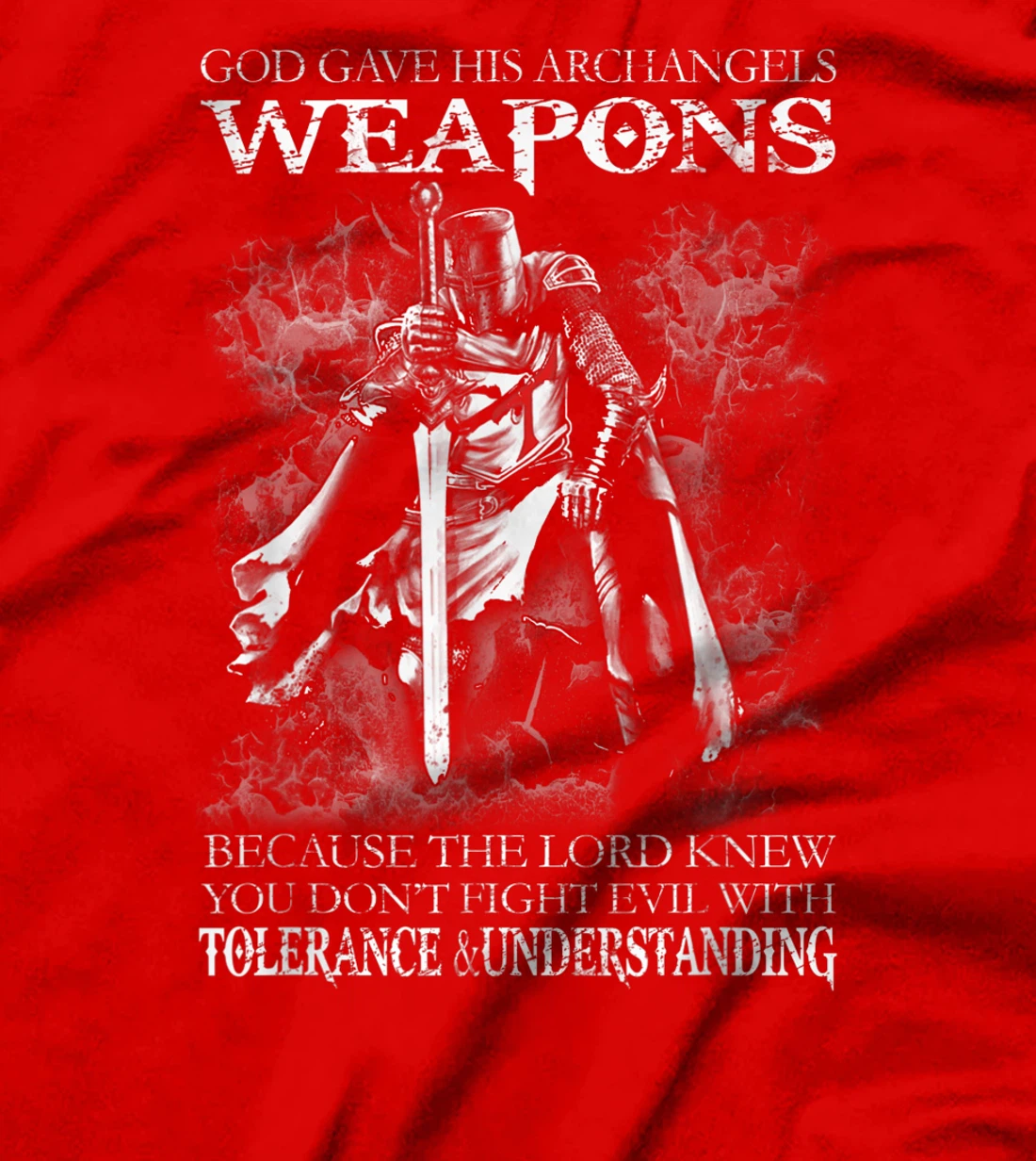 God Gave His Archangels Weapons Christian Religious Gift T-Shirt