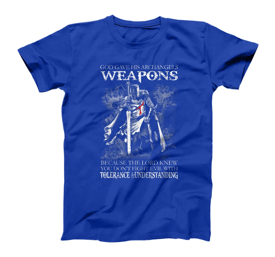 God Gave His Archangels Weapons Christian Religious Gift T-Shirt